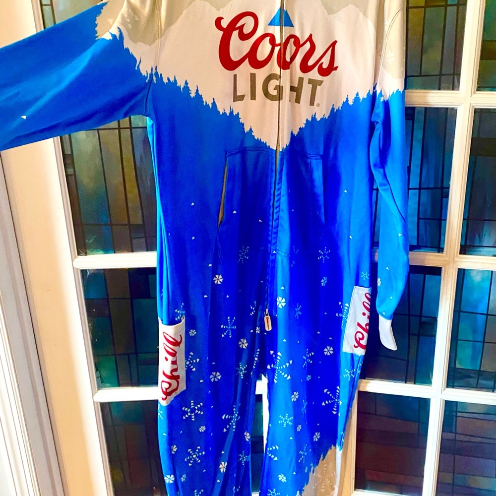 Coors Light Blue Onesie